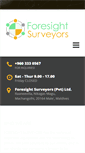 Mobile Screenshot of foresightsurveyors.com