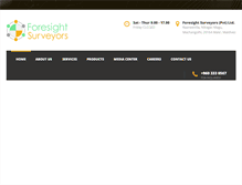 Tablet Screenshot of foresightsurveyors.com